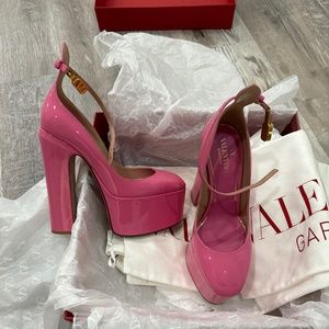 Valentino Pink Platforms